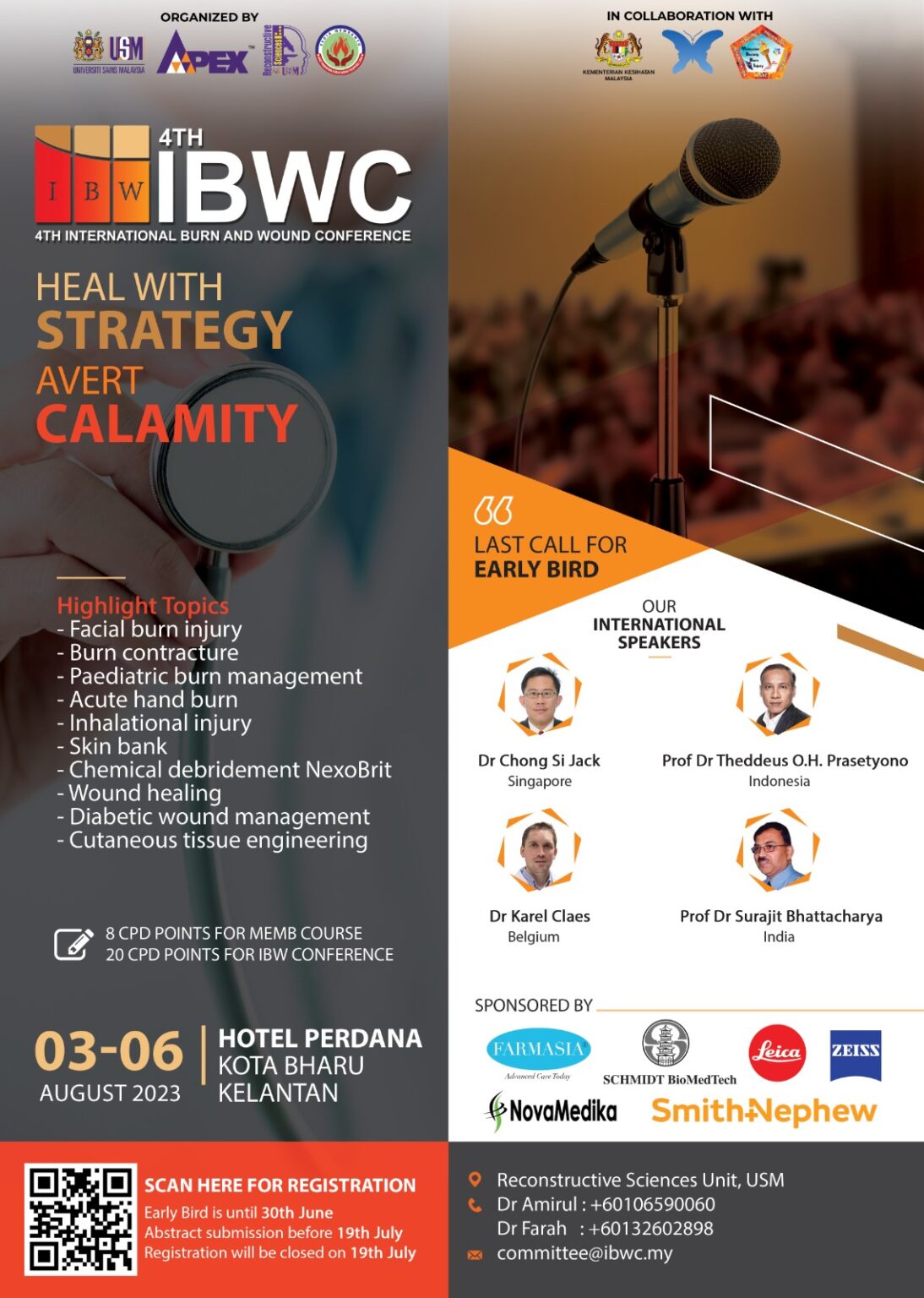 4th International Burn and Wound Conference (IBWC) 2023 MSPRS